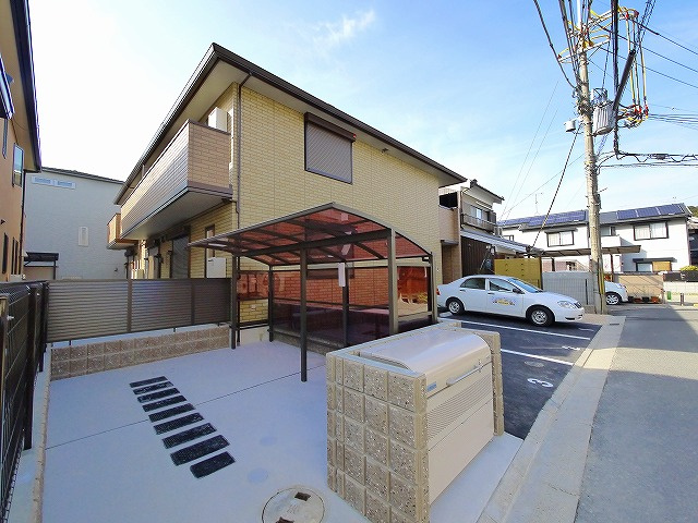 アンジュール佐保の外観|外観は落ち着いています