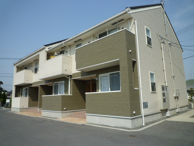 都窪郡早島町前潟のアパートの外観