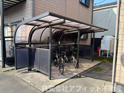 【その他共用部分】 | 小笠原ハイツ Ｂ | 屋根付き駐輪場