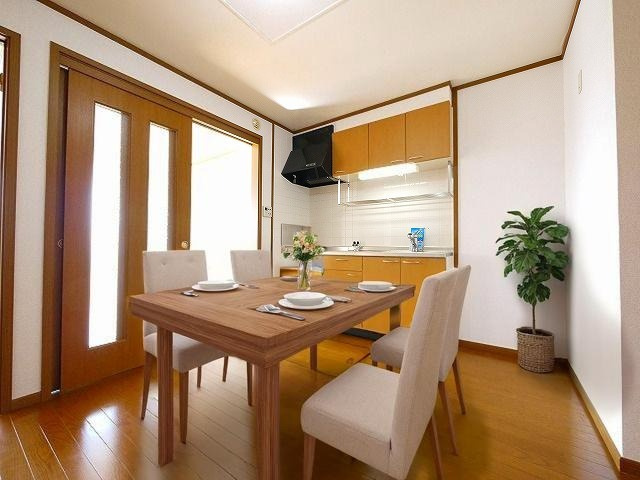 フォンテーヌ　Ｎ－Ⅱの居間・リビング|ゆったり過ごせるリビングです