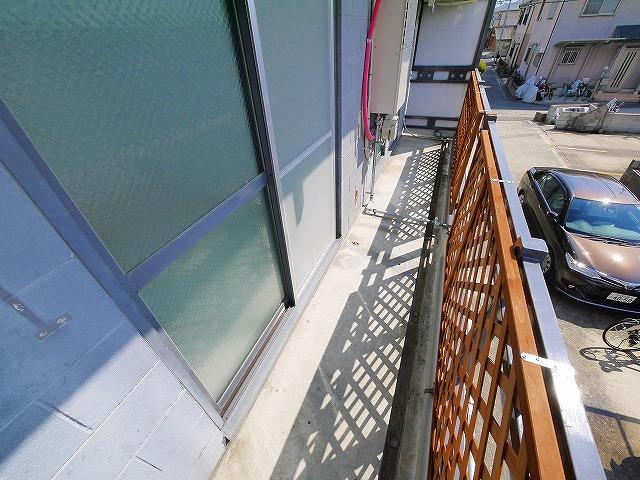 ラビタ柳町Ⅱのバルコニー