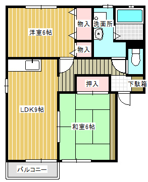 【間取り】 | セジュールうらぞの