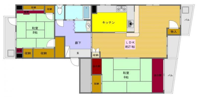 【間取り】 | ヤングラス