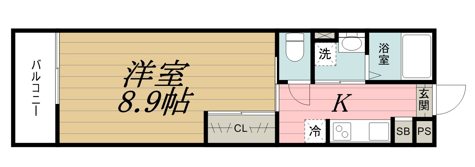 リブリ・CASA TRESの間取り