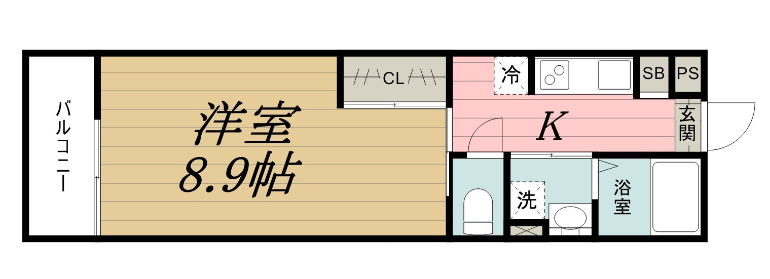 リブリ・CASA TRESの間取り