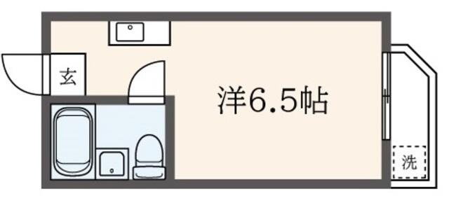 広々ワンルーム