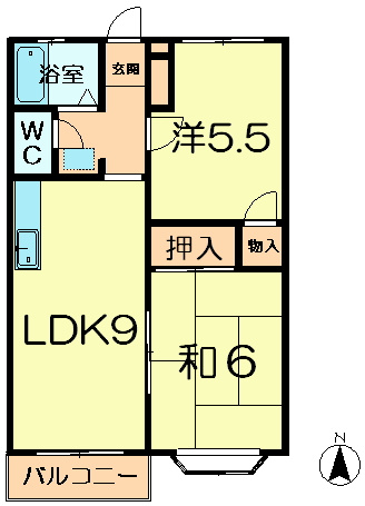 【間取り】 | 大和池田ハイツ