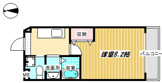 【間取り】 | コーポ伊藤