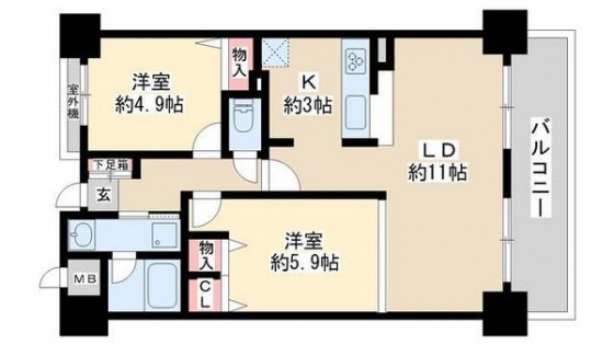 【間取り】 | モンテベルデ新梅田