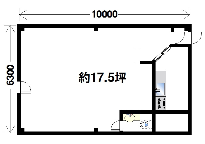 伊藤店舗（古市町）の間取り