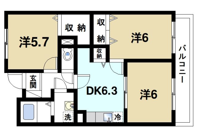 グランドールの間取り