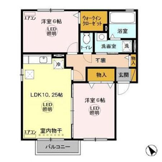 【間取り】 | カサベルデA