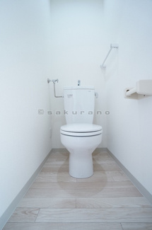 【トイレ】 | バスルーム・トイレは独立設計で快適な毎日が過ごせます。こちらをこだわる方も多いのではないでしょうか。清潔感のある空間です。※写真は同建物・他タイプ。
