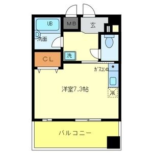 シュプレーム堺の間取り