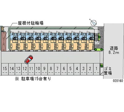 【区画図】 | 追分台A | 敷地内にゴミ置き場あります
