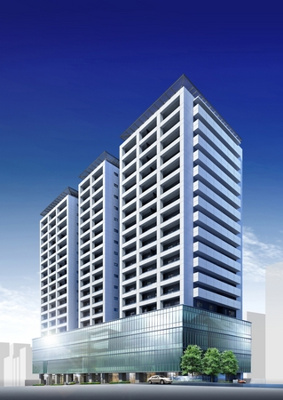 【外観パース】 | テラス渋谷美竹