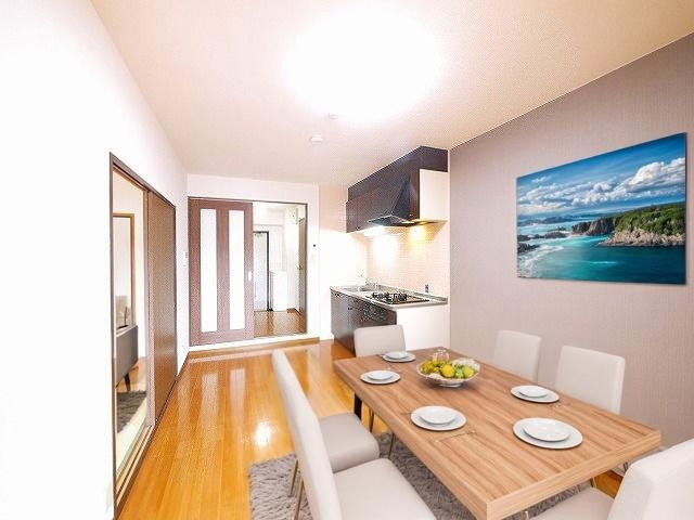 ラ・サンフォニーの居間・リビング|CGで家具等を配置したもので家具等は含まれません