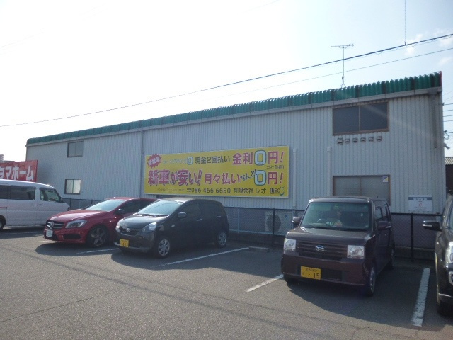 倉敷市中島の倉庫の外観
