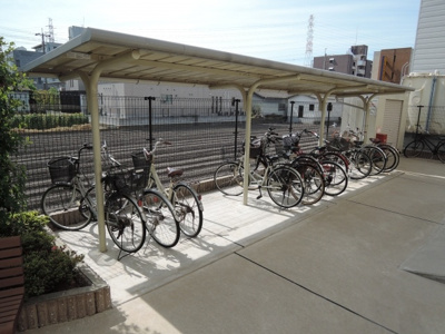 【その他共用部分】 | エメラルドストーン | ☆屋根付き駐輪場☆