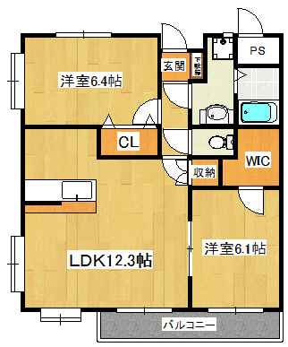 エスポワールの間取り