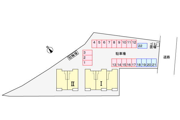 Casa SerenoⅡの区画図