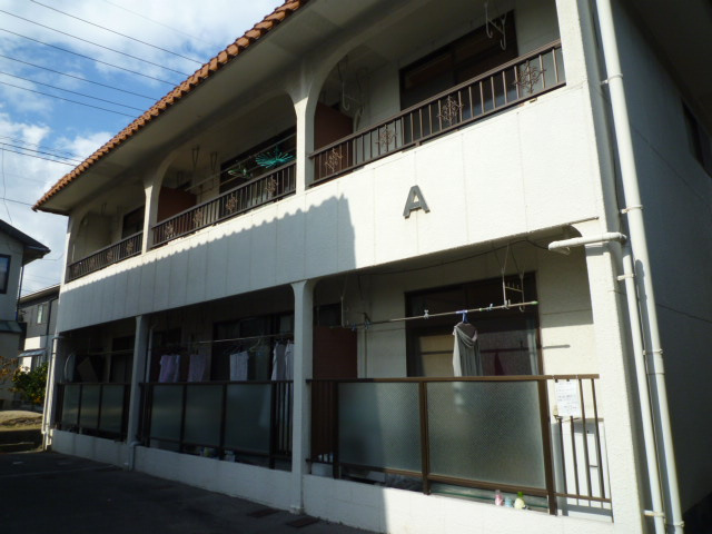 倉敷市川入のアパートの外観