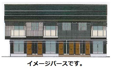 倉敷市老松町１丁目のアパートの外観