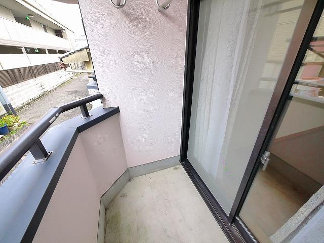 徳丸ハイツBのバルコニー