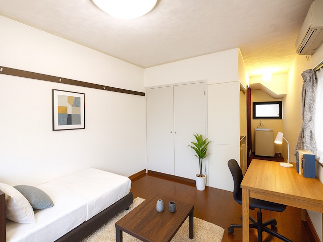 徳丸ハイツBの居間・リビング|CGで家具等を配置したもので家具等は含まれません。