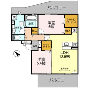 【間取り】 | サニーヒルズ泉大津　Ａ棟