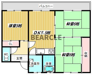 【間取り】 | コーポ弘和