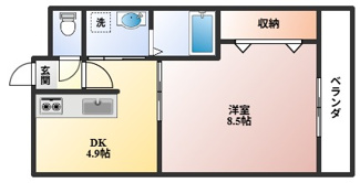 【間取り】 | アンプルールクラージュコリーヌシャンⅠ