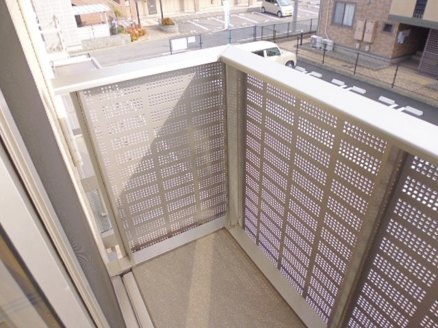 ポレールオリオンのバルコニー