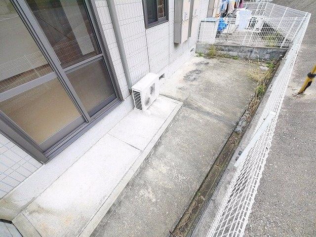 カサグランデ（六条）のバルコニー|お洗濯にも便利なバルコニー付き