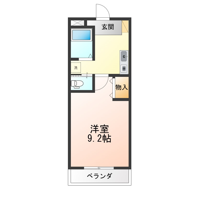 シャトーレⅡの間取り