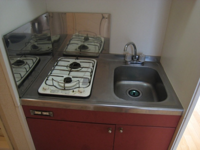 【キッチン】 | アネックス志津 | ２口ガスキッチン