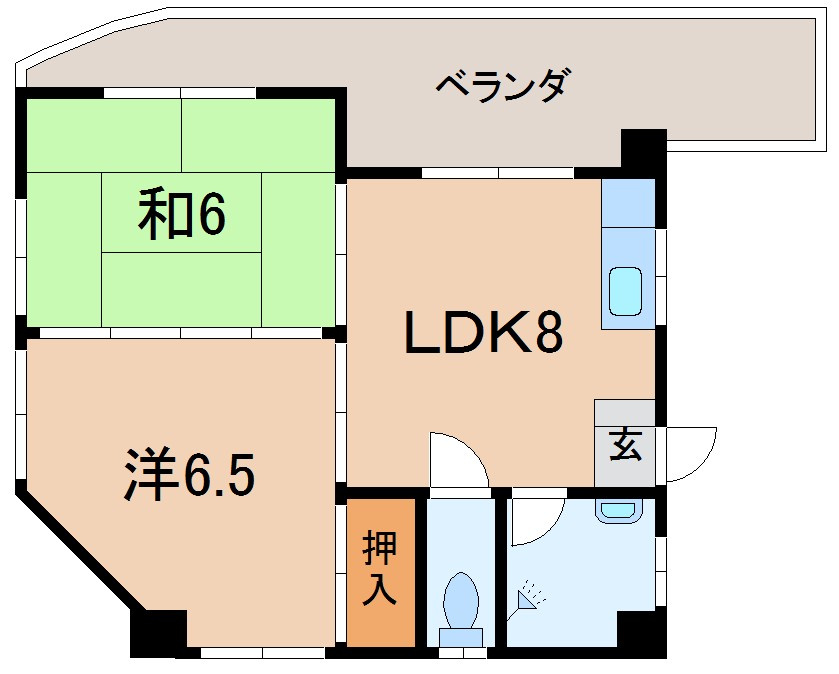 コーポカトレアの間取り