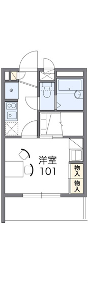 【間取り】 | ハーバーサイドW棟 | ベランダ、あります！