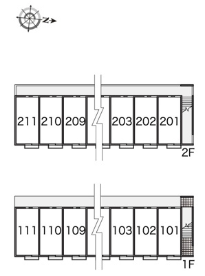 【区画図】 | レオパレスカンパーナ