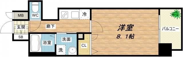【間取り】 | プレサンス堺筋本町駅前