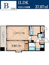 【間取り】 | ラムール難波西