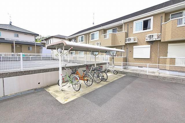 グランディールA（州見台）のその他共用部分|駐輪場です