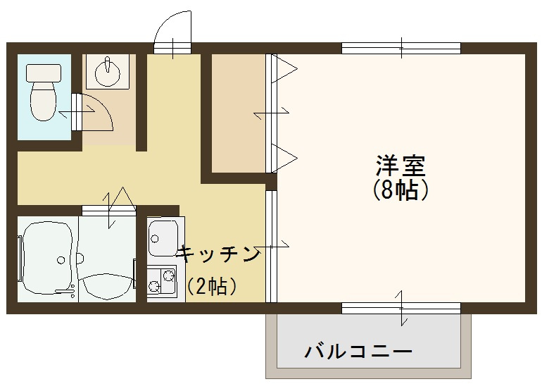 ドミール小野の間取り