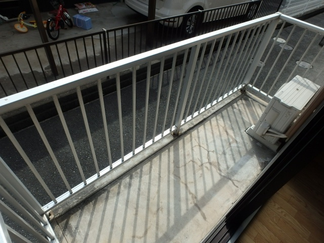 ドミール小野のバルコニー