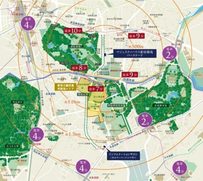 【地図】 | マジェスティハウス新宿御苑パークナード | マジェスティハウス新宿御苑パークナード