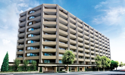 【外観パース】 | マジェスティハウス新宿御苑パークナード | マジェスティハウス新宿御苑パークナード