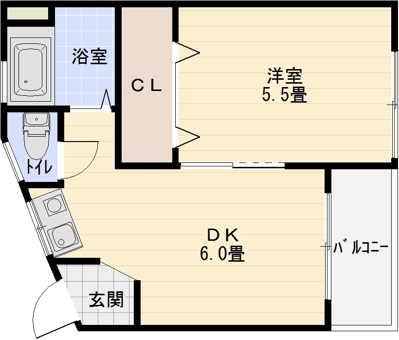 リズム柏原の間取り|リズム柏原　間取り