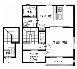 【間取り】 |  ルネス吉岡３５ 