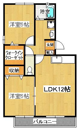 クレールＮの間取り