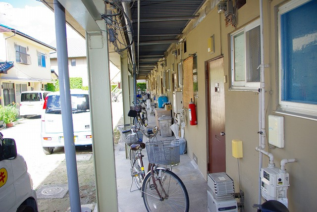 天南荘のその他共用部分|通路です